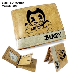 Bendy and the Ink Machine Anime Cosplay PU Purse Folding Anime Short Wallet