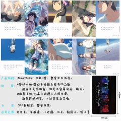 Tenki no Ko/Weathering with You Anime Cartoon Pattern ID Card Stickers 10pcs/set (5 Sets)