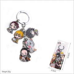 Demon Slayer: Kimetsu no Yaiba Pendant Cartoon Key Ring Wholesale Anime Keychain