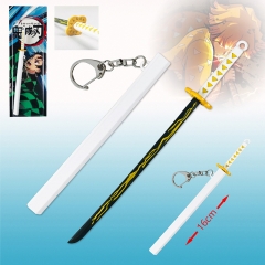 Demon Slayer: Kimetsu no Yaiba Cosplay Collection Anime Sword Model Keychain