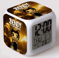 Bendy and the Ink Machine Cartoon Colorful Change Anime Clock