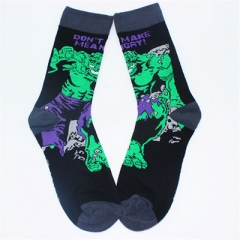 Marvel's The Avengers The Hulk Cosplay Cosplay Unisex Free Size Anime Long Socks