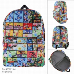 Digital Monster Anime Cosplay Cartoon Canvas Colorful Backpack Bag