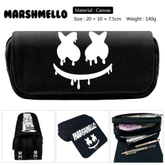 DJ Marshmello For Student Canvas Anime Pencil Bag 20*10*7.5cm