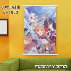 Re:Dive Waterproof Anime Wallscrolls Game Cosplay Cartoon Wall Scrolls Decoration