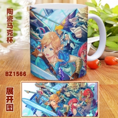 The Legend Of Zelda Custom Design Cosplay Color Printing Anime Mug Ceramics Cup