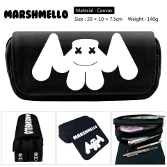 DJ Marshmello For Student Canvas Anime Pencil Bag 20*10*7.5cm