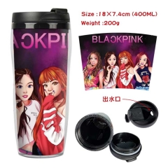 K-POP BLACKPINK Cartoon Insulation Cup Heat Sensitive Mug 400ML