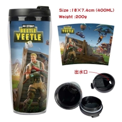 Fortnite Cartoon Insulation Cup Heat Sensitive Mug 400ML