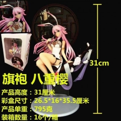 MmiHoYo Yae Sakura Cartoon Character Collection Toy Anime PVC Figure 31cm