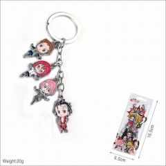 The Seven Deadly Sins Cartoon Figures Pendant Key Ring Decoration Anime Keychain
