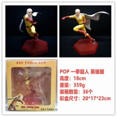 One Punch Man Saitama Cartoon Model Toy Collection Anime PVC Figure 18cm