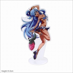 Kono Subarashii Sekai ni Shukufuku wo! Aqua Cartoon Model Acrylic Figure Collection Anime Standing Plates 15.5cm