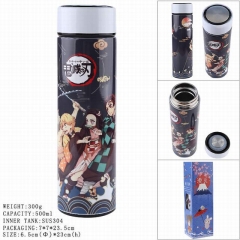Demon Slayer: Kimetsu no Yaiba Movie 304 Stainless Steel Insulation Cup Heat Sensitive Vacuum Cup Mug 500ML