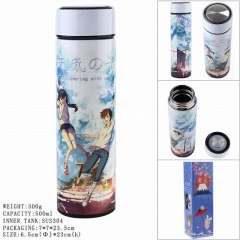 Tenki no Ko/Weathering with You Movie 304 Stainless Steel Insulation Cup Heat Sensitive Vacuum Cup Mug 500ML