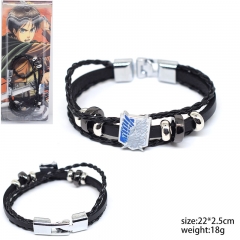 Attack on Titan Cartoon Decoration Bangles Fashion Jewelry Anime Bracelet
