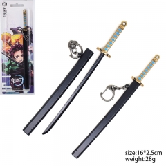 Demon Slayer: Kimetsu no Yaiba Weapon Pendant Key Ring Decoration Anime Keychain