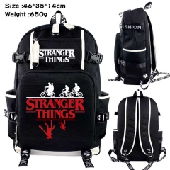 Stranger Things Anime Cosplay Cartoon Canvas Colorful Backpack Bag