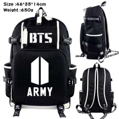 K-POP BTS Bulletproof Boy Scouts Anime Cosplay Cartoon Canvas Colorful Backpack Bag