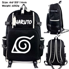 Naruto Anime Cosplay Cartoon Canvas Colorful Backpack Bag