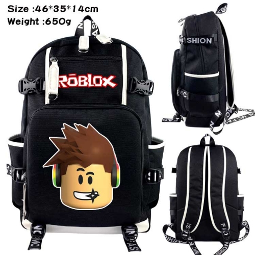 Roblox Anime Cosplay Cartoon Canvas Colorful Backpack Bag
