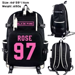 K-POP BLACKPink  Anime Cosplay Cartoon Canvas Colorful Backpack Bag