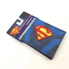 Superman Movie Bifold Coin Purse Decoration Wholesale Anime Short Wallet
