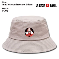 58CM La Casa de Papel Adult Sunshade Cap Bucket Hat