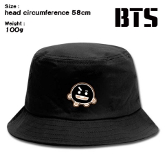58CM BT21 K-POP BTS Bulletproof Boy Scouts Adult Sunshade Cap Bucket Hat