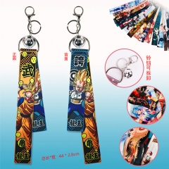 Dragon Ball Z Pendant with Bell Ribbon Keychain