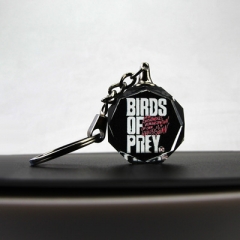 Birds of Prey Movie Cosplay Crystal Material Anime Keychain