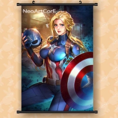 Marvel's The Avengers Captain America Waterproof Anime Wallscrolls Game Cosplay Cartoon Wall Scrolls Decoration