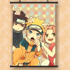Naruto Waterproof Anime Wallscrolls Game Cosplay Cartoon Wall Scrolls Decoration
