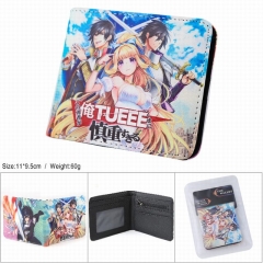 Cautious Hero: The Hero is Overpowered but Overly Cautious Coin Purse Folding PU Anime Short Wallet