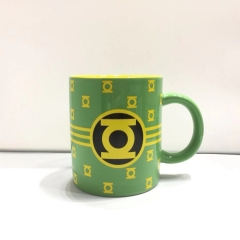 490ML/300ML Green Lantern Movie Cosplay 3D Character Printing Cup Anime Ceramic Mug