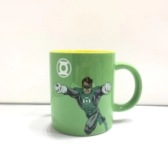 490ML/300ML Green Lantern Movie Cosplay 3D Character Printing Cup Anime Ceramic Mug