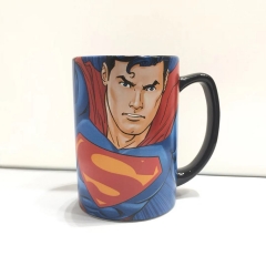 380ML Superman Movie Cosplay 3D Character Printing Cup Anime Ceramic Mug