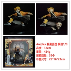 Aniplex Demon Slayer : Kimetsu no Yaiba Agatsuma Zenitsu Character Anime PVC Figure Model Collection Toy