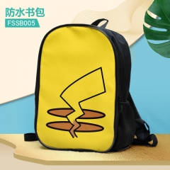 Pokemon Pikachu Custom Design Cosplay Cartoon Waterproof Anime Backpack Bag