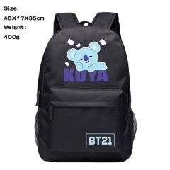 11 Different Styles BT21 K-POP BTS Bulletproof Boy Scouts Anime Backpack Bag