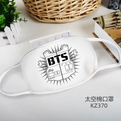 K-POP BTS Bulletproof Boy Scouts Printing Space Cotton Mask