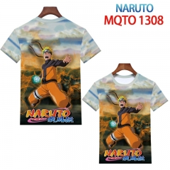 10 Styles Naruto Cartoon 3D Printing Short Sleeve Casual T shirt （European Sizes）