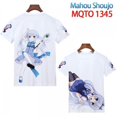 4 Styles Mahou Shoujo Cartoon 3D Printing Short Sleeve Casual European size T shirt