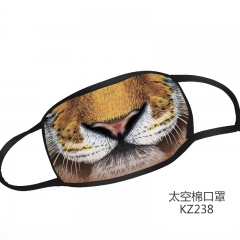 14 Styles Animals  Cosplay Cartoon Mask Space Cotton Anime Print Mask