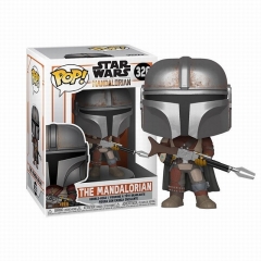 FUNKO POP 326# Star War The Mandalorian Character Anime PVC Figure Collection Toy