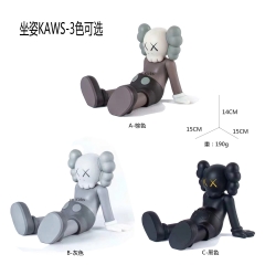 3 Styles KAWS Cosplay Cartoon Collection Toys Statue Anime PVC Figure