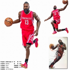 NBA Star Basketball Player James Harden Collection Model Toy Anime PVC Figure