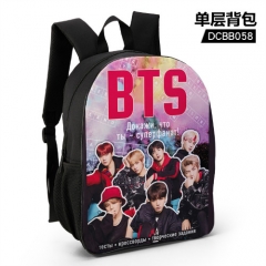 3 Styles K-POP BTS Bulletproof Boy Scouts Cartoon Custom Design Cosplay Cartoon Waterproof Anime Backpack Bag