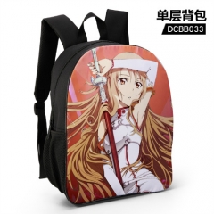 Sword Art Online | SAO Cartoon Custom Design Cosplay Cartoon Waterproof Anime Backpack Bag