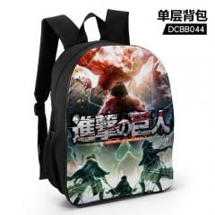 Attack on Titan/Shingeki No Kyojin Cartoon Custom Design Cosplay Cartoon Waterproof Anime Backpack Bag